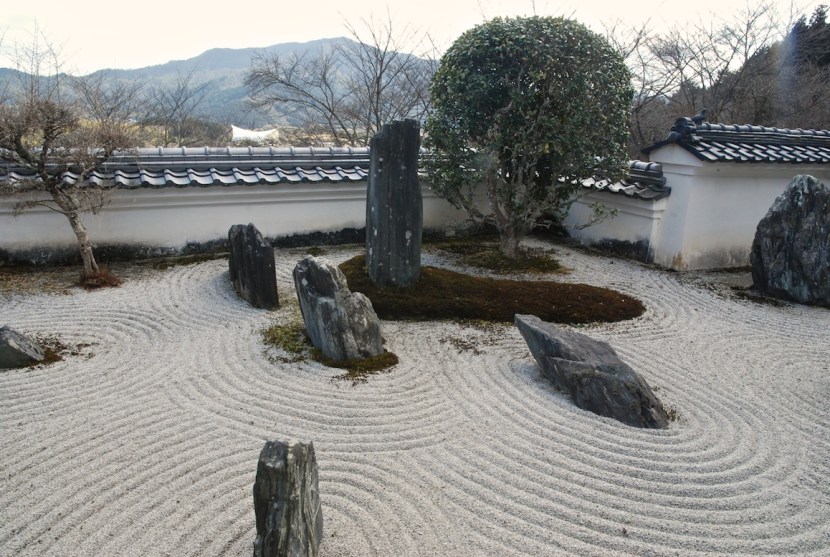 temple sekizo ji jardin de pierres