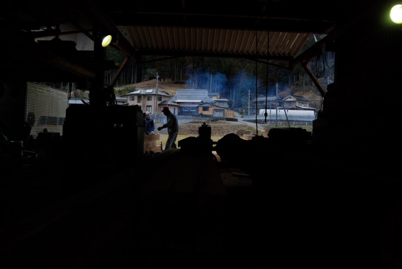 visite chez les charpentiers