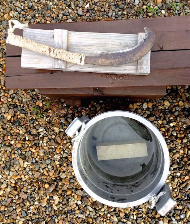 affûter les outils avant de partir au travail